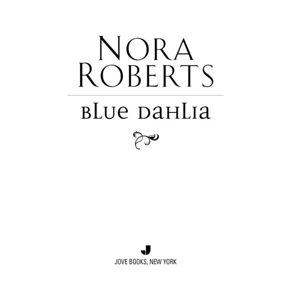Blue Dahlia by Nora Roberts Paperback Book